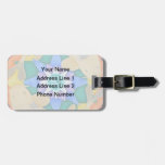 Koi Fish And Lotus Luggage Tag