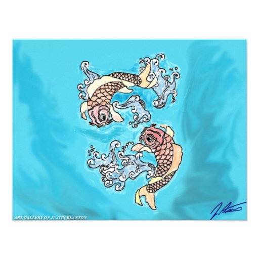 KOI PERSONALIZED INVITATION