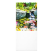 Koi Pond Custom Rack Cards
