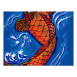 Koi solitare custom invitation