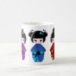 Kokeshi dolls mug