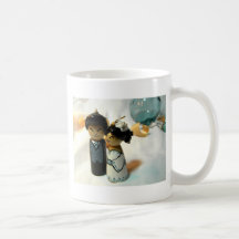 Kokeshi Wedding I Coffee Mug