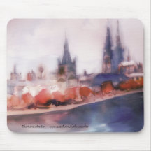 kölner Dom Cologne cathedral watercolor sketch Mauspad