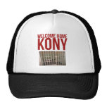 Kony T-Shirt - Kony 2012 Tee "Welcome Home" Trucker Hats