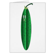Kooky Cuke Greeting Card