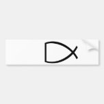 Kopfloser Jesus-Fisch Bumper Stickers
