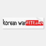 korean war bumpersticker bumper stickers