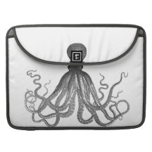 Kraken - Black Giant Octopus / Cthulu Sleeves For MacBooks