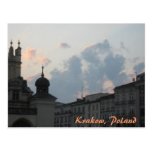 Krakow Sunset Postcard