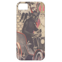 Krampus & Priest Kidnapping Children iPhone 5 Covers