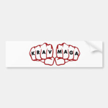 krav Maga fists Bumper Stickers