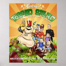 Krotchy's Tossed Salad Print