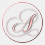KRW - A - Monogrammed Seal Round Sticker