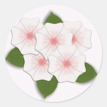KRW Cherry Blossoms - Pink Parchment BG Stickers