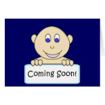 KRW Coming Soon Boy Baby Shower Invitation Card