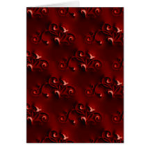 KRW Crimson Leaf Greeting Cards