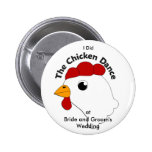 KRW Custom Funny Chicken Dance Wedding Pin