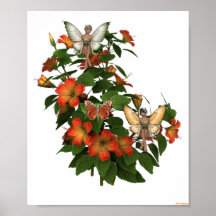 KRW Faeries on the Vine Posters