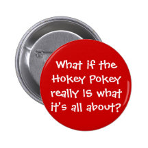 KRW Funny Hokey Pokey Joke Pins