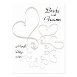 KRW Hearts Save the Date Custom Postcard