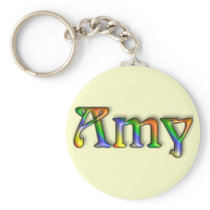 KRW Hippie Groove Name Keychain - Amy