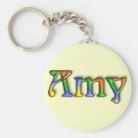 KRW Hippie Groove Name Keychain - Amy