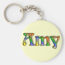 KRW Hippie Groove Name Keychain - Amy