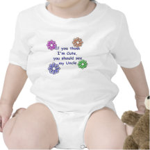 KRW If You Think I'm Cute See My Uncle Tshirts