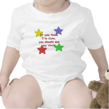 KRW If You Think I'm Cute See My Uncle Tshirts