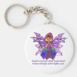 KRW LGBT Acceptance Red Head Faery Keychains