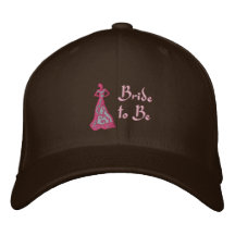 KRW Pink Bride to Be Embroidered Hat