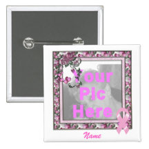 KRW Pink Ribbon Custom Pic Frame