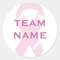 KRW Pink Ribbon Walk Custom Team stickers