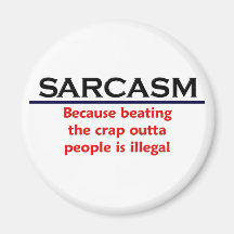 KRW Sarcasm Funny Joke Refrigerator Magnet