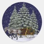 KRW Sleigh Ride Holiday Stickers - Seals