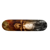 KRW Smouldering Skull skateboards