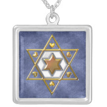 KRW Star of David Sterling Silver Necklace