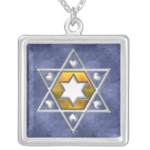 KRW Star of David Sterling Silver Necklace