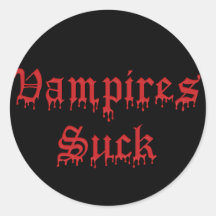 KRW Vampires Suck Dripping Blood Stickers