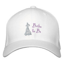 KRW Violet Bride to Be Embroidered Hat