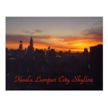 Kuala Lumpur City Skyline Postcard