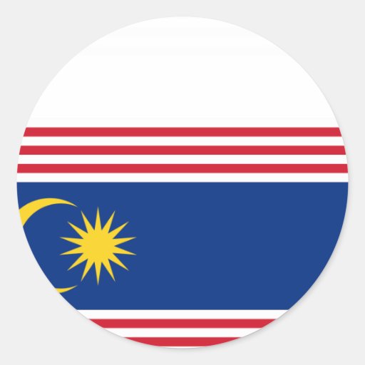 Kuala Lumpur Malaysia, Malaysia Round Sticker