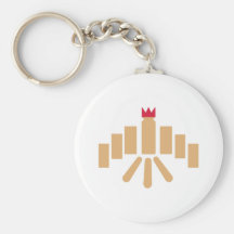 Kubb game keychains