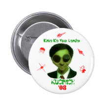 Kucinich '08 pinback button