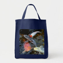 "Kung Fu Koi" Grocery Bag
