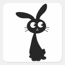 Kuro Bunny II Sticker