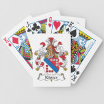 Kuster Family Crest Bicycle Card Deck