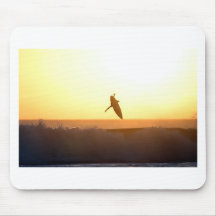 Kuta Beach surfing sunset Mouse Pad