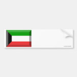 Kuwait Flag Jewel Bumper Sticker