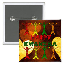 Kwanzaa Dancers Pin